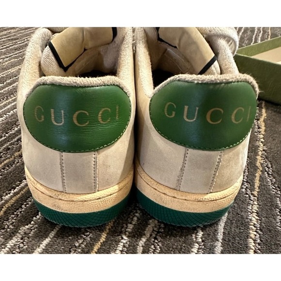 Gucci Screener GG Monogram Green Sneaker Women's EU 38.5 - Picture 2 of 4